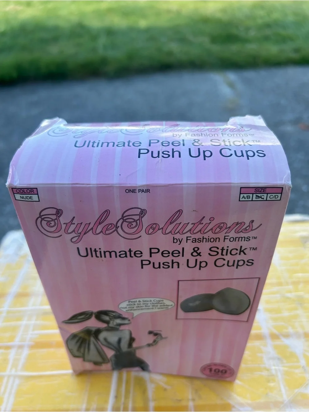 Ultimate Peel & Stick Push Up Cups - Pink